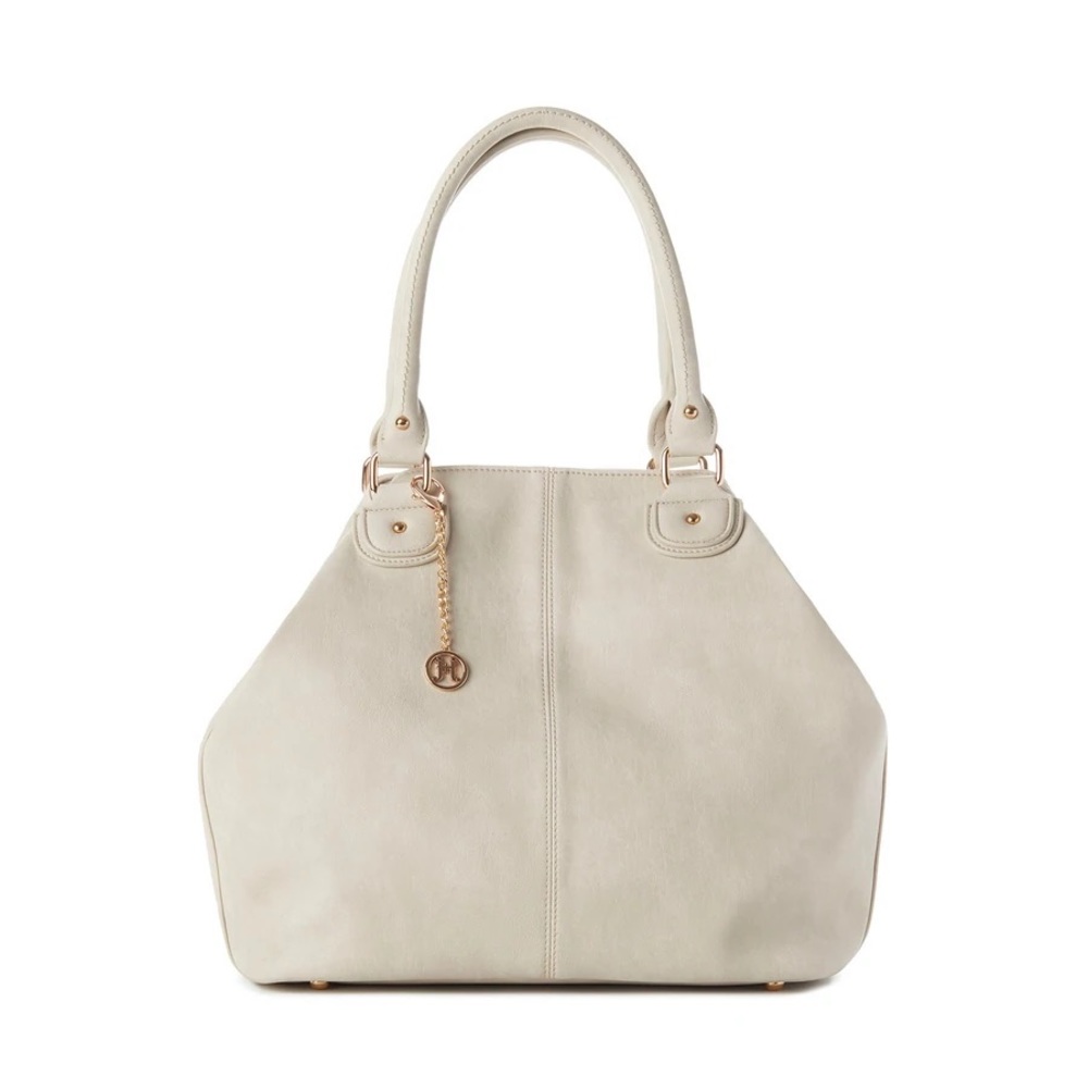 VANESSA jeane & jax Satchel Tote Bag in Ivory, NWT